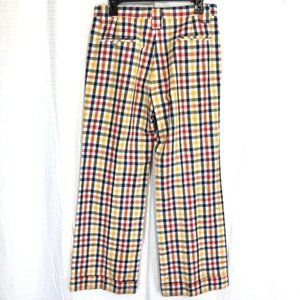 HAGGAR VINTAGE Plaid Wide Leg 70's Pants 32 x 30
